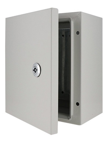 Imagen 2 de 5 de Gabinete Metalico Con Platina 30x30x15cm 300x300x150mm