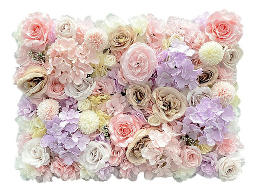 Paneles De Pared De Flores Artificiales, Tapete De Pared De