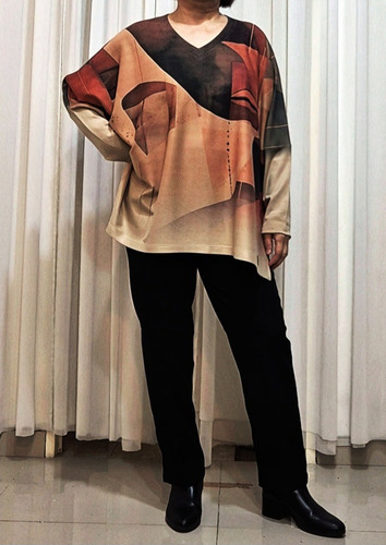 Remeron Maxi V Oversize Lanilla Gamuzado Vestimia
