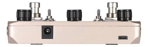 Pedal de efecto Rowin Twin Series Twin Looper rosa