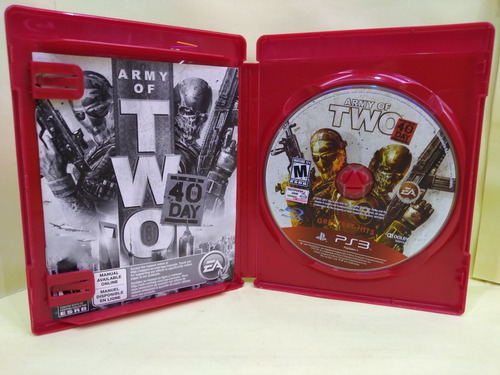 Army Of Two The 40th Day Playstation 3 Ps3 Usado, No Manual. (Usado)