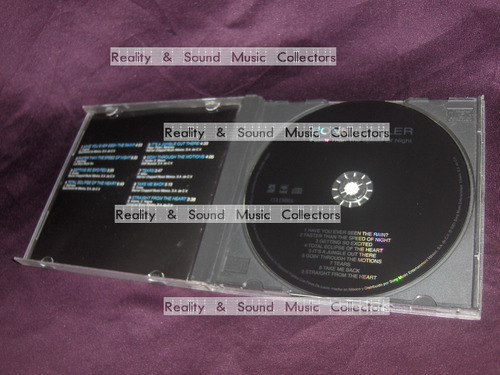 Bonnie Tyler Faster Than The Speed Of Night Cd Sony 2001 (Usado)
