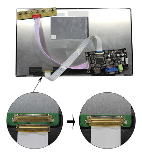 Vsdisplay Visualización Lcd Ips Vs133gf-b001 De 13.3 Pulgada