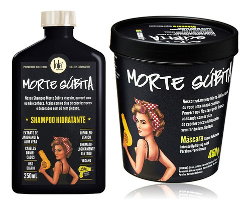 Morte Súbita Lola Shampoo 250ml + Máscara 450g