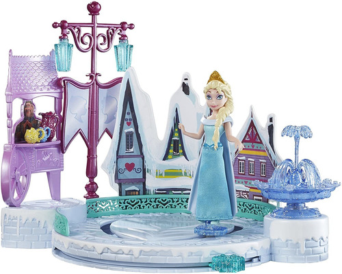 Disney Frozen Elsa De Hielo Patinaje Sobre Hielo Playset
