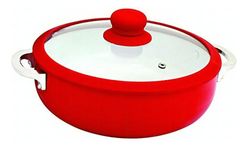 Imusa Usa 3.2qt Red Ceramic Nonstick Caldero (dutch Oven)