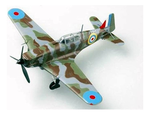 Miniatura Avião Morane Saulnier M.s 406 1940 1:72 Easy Model Cor Verde