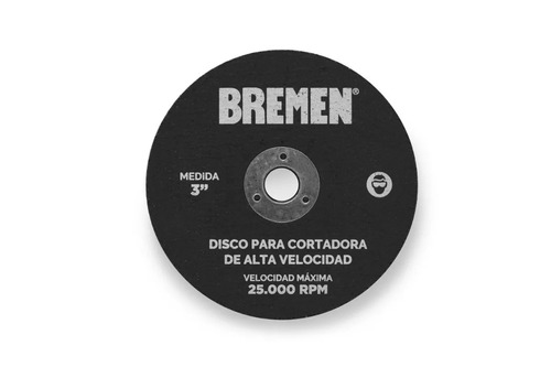 Disco De Corte 3 Cortadora Alta Velocidad Bremen Blister X10