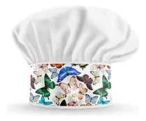 Comprar Touca Para Chef Cozinha Padaria Confeitaria Chapéu Estampado