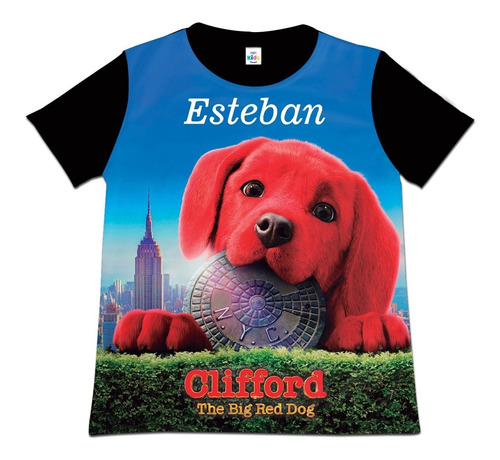 Franela Camisa Niño Clifford The Big Red Dog Algodon