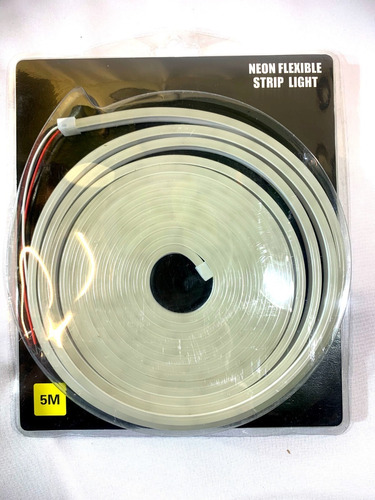 Tira Cable Luz Continua Tipo Neon 12v 40w 5m Blanco Auto R2