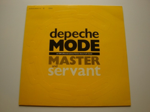 Depeche Mode Master And Servant 12  Vinilo Uk 84 Cx U Sound