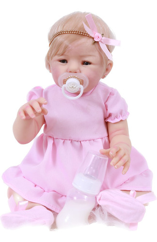 Bebe Reborn Realista Princesa Membros Silicone - Bolsa Luxo