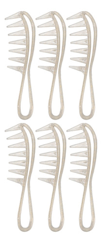Peine Para Desenredar El Cabello, 10 Piezas, Mango Ergonómic