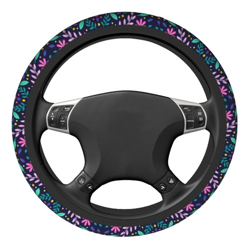 Funda Para Volante Mexicana Floral Colorida, Protector Unive