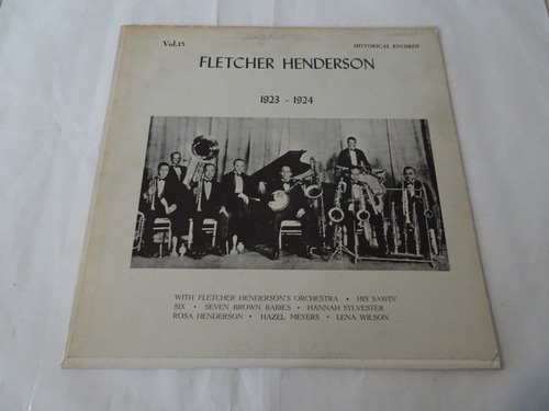 Fletcher Henderson - 1923 - 1924 - Vinilo Usa Jazz