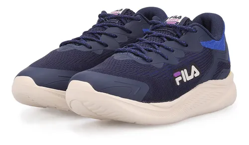 Zapatillas Fila Force En Azul Marino Y Rojo Dexter Env o gratis
