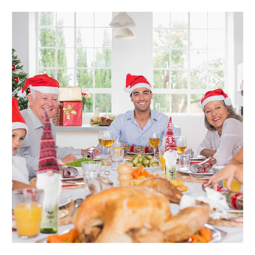 Cubiertas De Botellas De Vino Gnomo De Navidad, 4 Paquetes