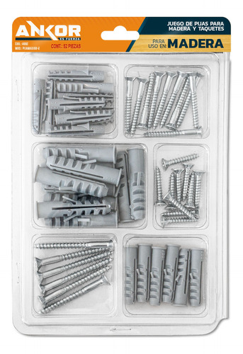 Set De Tornillos Pija Para Madera
