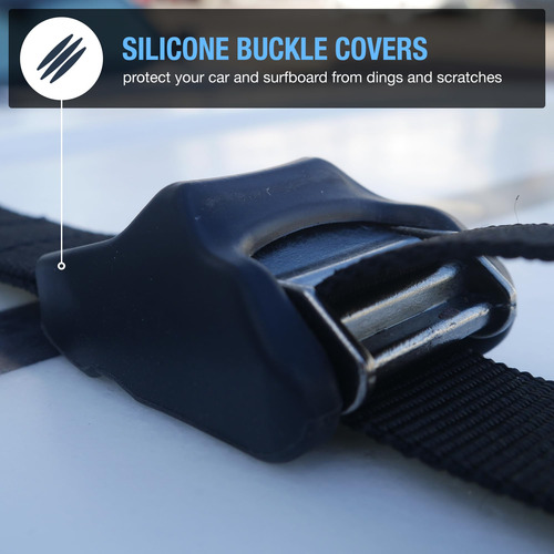 Correas De Amarre Para Tabla De Surf Par Hebilla De Silicona