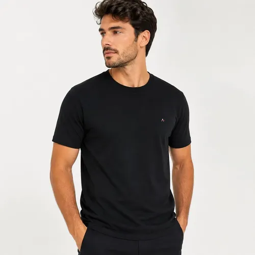Aramis Camiseta Masculina Premium 100% Algodão Aramis Original. Preto A G Bordado