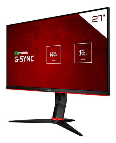 Imagem 1 de 1 de Monitor 27 Aoc Gamer Hero 27g2/bk 144hz - Rotação - G Sync