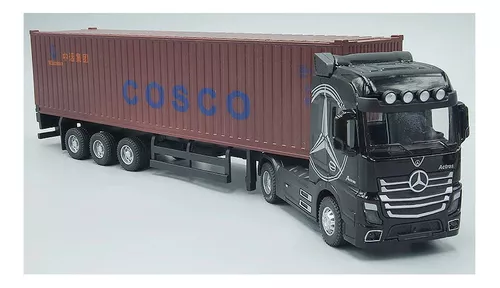 Miniatura Carreta Mercedes Benz Container Esc 1:50 Cosco - R$ 189,99