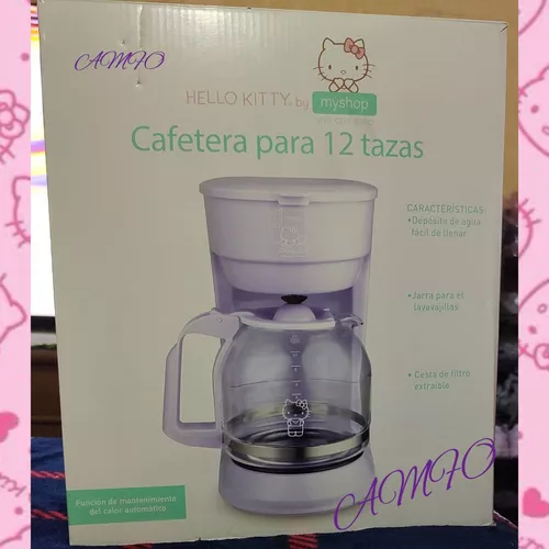 Cafetera Hello Kitty de 12 Tazas Rosa