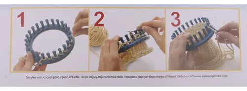 Conjunto De Herramienta Artesanal For Tejer Bufanda De Lana