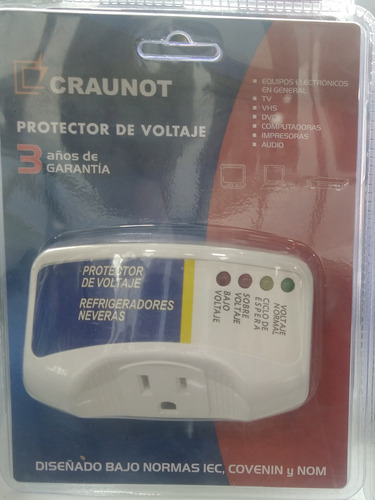 Protector Regulador De Corriente Voltaje 1 Toma  120voltio