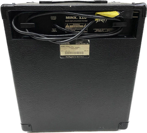 Amplificador Baixo Peavey Made Usa Raridade Minx Mostruario