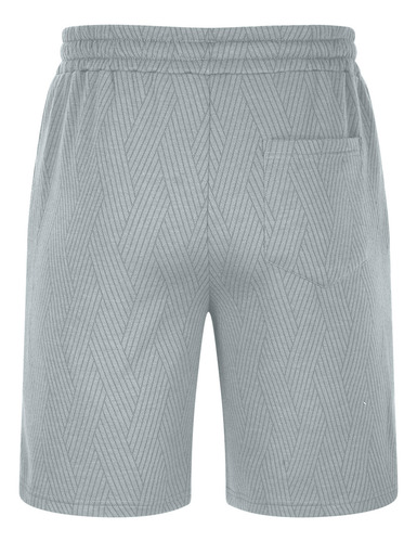 Q Bolsillos Casuales Con Cordón De Color Liso Para Hombre El