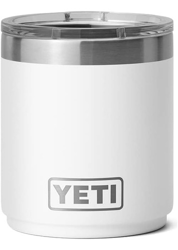 Vaso Térmico Yeti, Con Tapa, 296 Ml Acero Inoxidable, Blanco