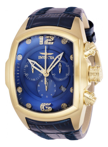 Reloj Para Hombres Invicta Lupah 37669 Azul