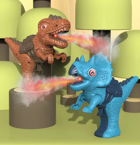 Juguete De Dinosaurio Eléctrico Que Escupe Fuego Para Niños