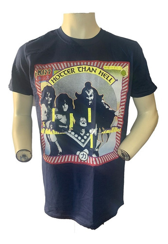 Kiss Hotter Than Hell T-shirt Merch Official Import