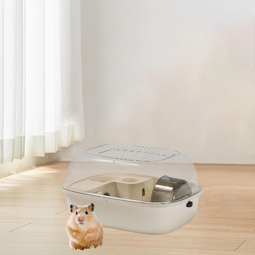 Hábitat De Jaula De Hámster Ejercicio Portátil De Beige