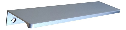 Puxador Para Móveis Slim Alternativa 8015 Alumínio 128mm Cor Cinza (anodizado)