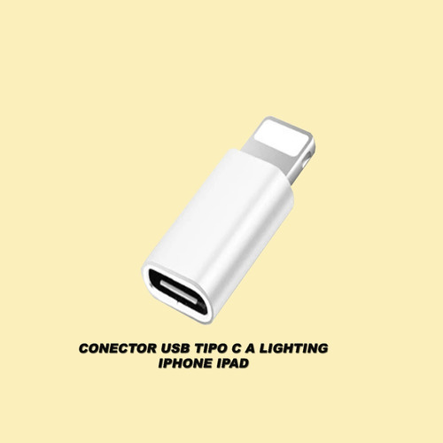 Adaptador Usb Tipo C A Lighting iPhone iPad