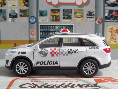 Miniatura Kia Sorento Polícia Militar Pm Sp - Atual