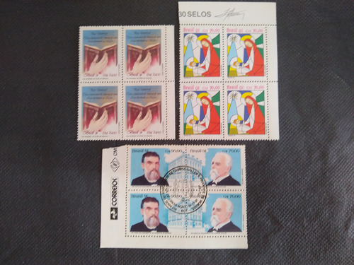 Selos Comemorativos/ Quadras 1991