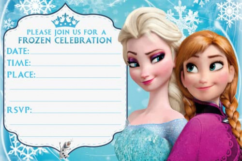 Invitación De Cumpleaños Tarjetas De Invitación De Frozen | Cuotas sin interés Invitación De Cumpleaños Tarjetas De Invitación De Frozen | Cuotas sin interés