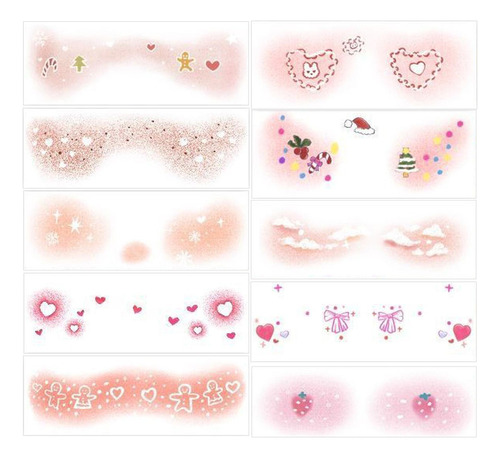 Pegatinas De Maquillaje Para Niños Parches De Maquillaje 10x