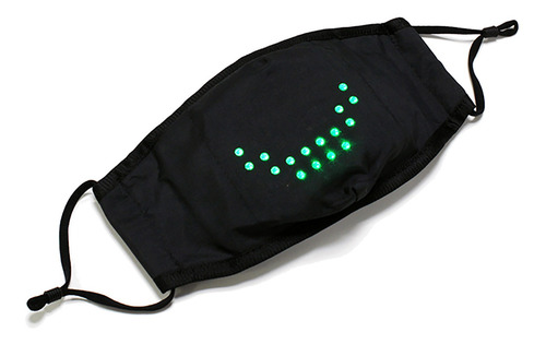 F Led Voice-activated Luminous Mask Mask Masquerade Fes 4087