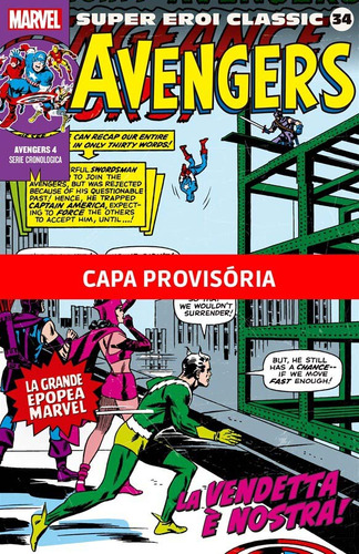 Libro Colecao Classica Marvel Vol 33 Vingadores Vol 4 De Lee