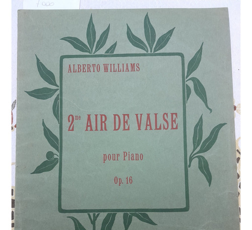 2me. Air De Valse Para Piano Op. 16. Alberto Williams
