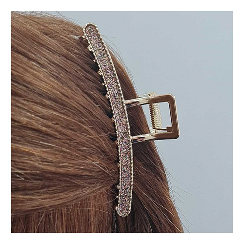 Pinzas Tomadora Cabello Metálica Garra Tiburón Tornasol
