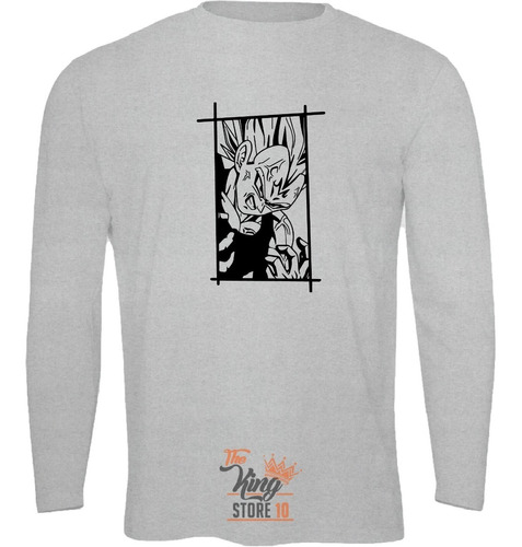 Polera Manga Larga, Dragon Ball, Majin Vegeta / Kingstore10