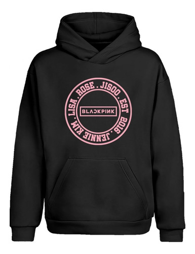 Sudadera Black Pink Miembros Circulo Lisa Rose Jisoo Jennie