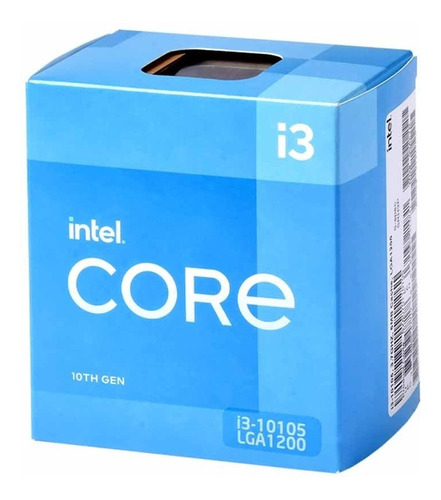 Procesador Intel Core I3 10105 3.7 Ghz Socket 1200 10ma Gen